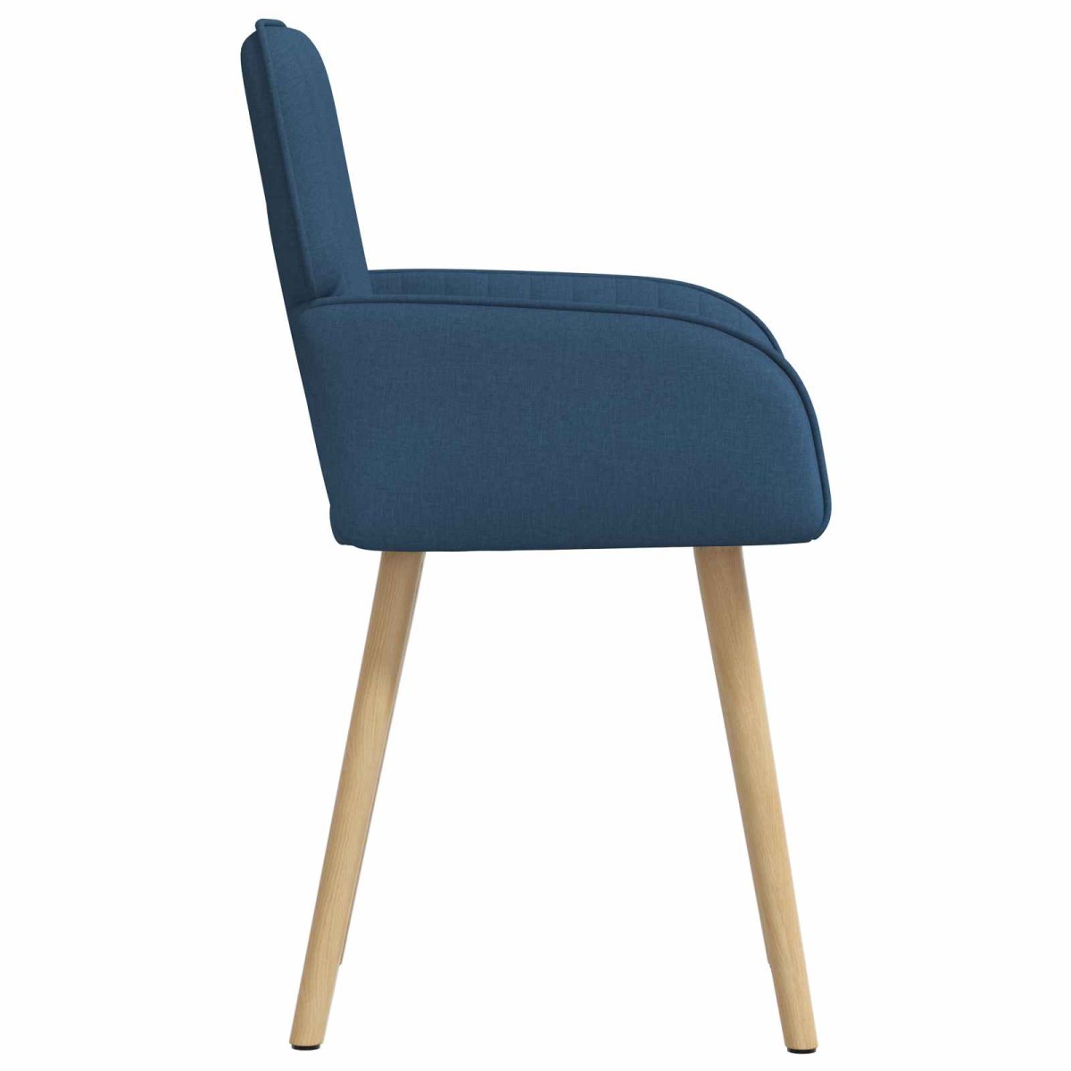 vidaXL Καρέκλες φαγητού 2 τμχ. Ύφασμα Μπλε 56,5 x 50 x 87,5 εκ.