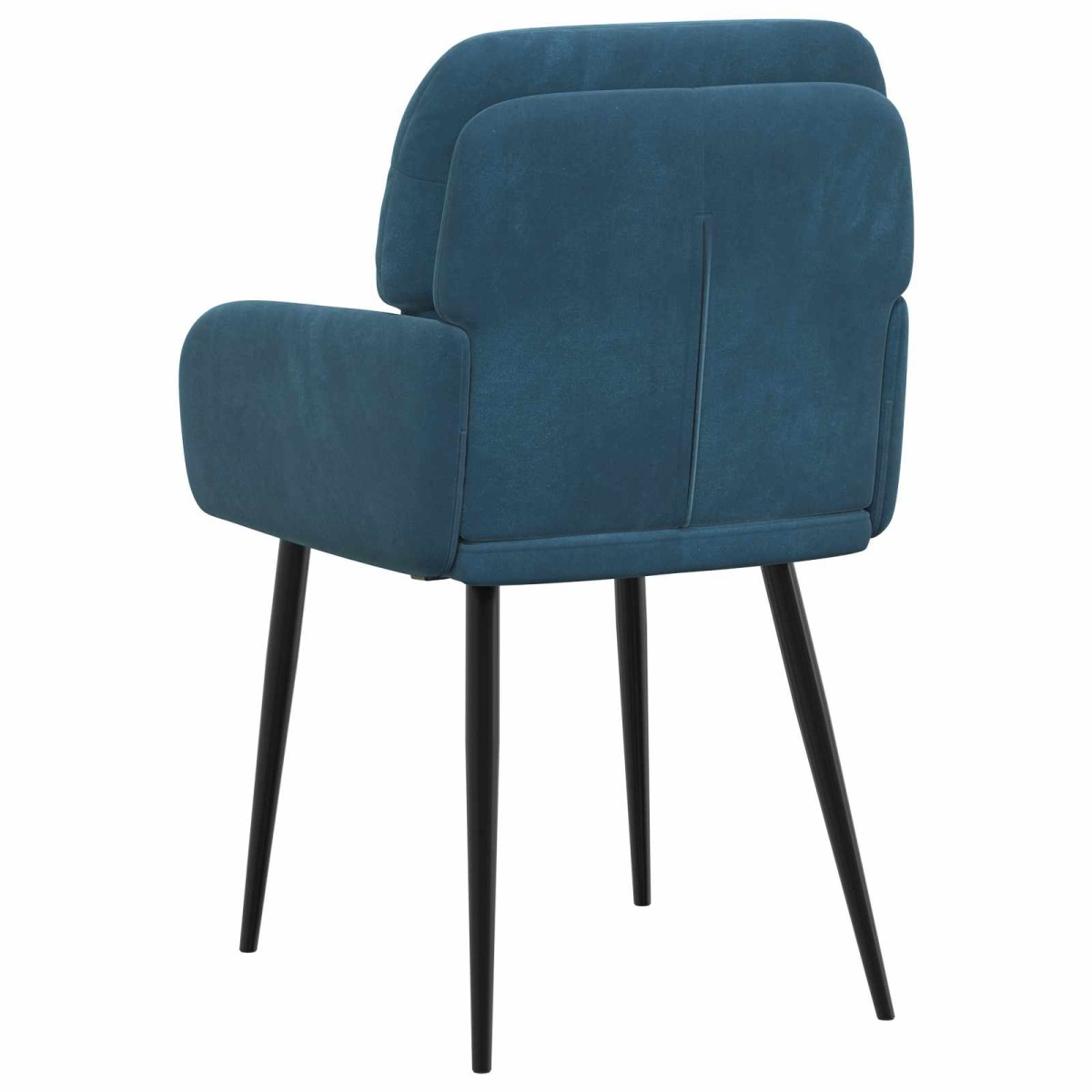 vidaXL Καρέκλες φαγητού 2 τμχ. Βελούδο Μπλε 59 x 59,5 x 90 εκ