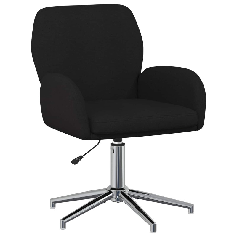 vidaXL Γυροσκοπική Καρέκλα Γραφείου 54 x 58 x 90 εκ. Μαύρο Ύφασμα