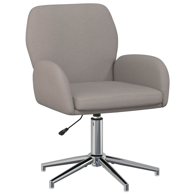 vidaXL Γυροσκοπική Καρέκλα Γραφείου 54 x 58 x 90 εκ. Taupe Ύφασμα