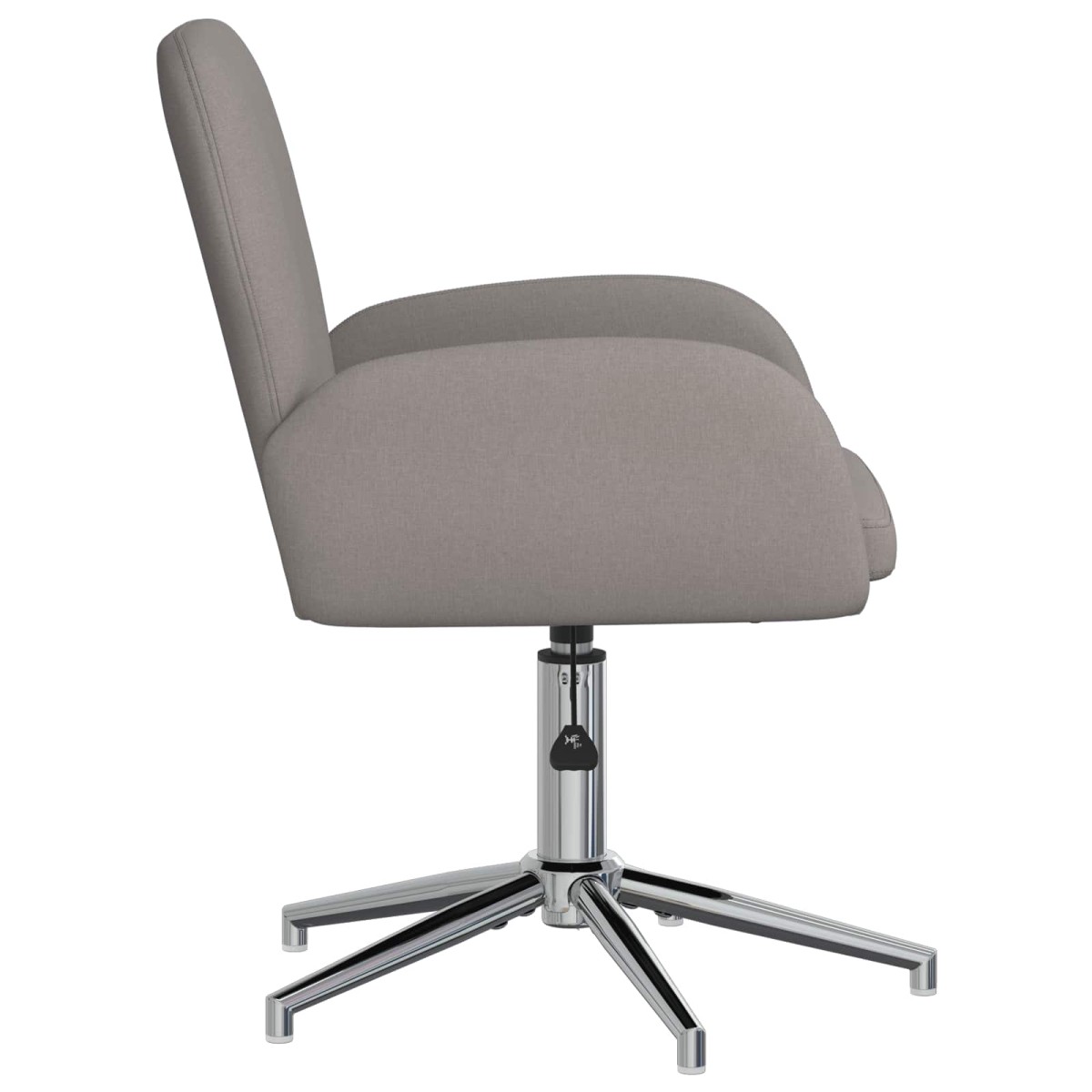 vidaXL Γυροσκοπική Καρέκλα Γραφείου 54 x 58 x 90 εκ. Taupe Ύφασμα