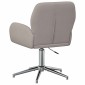 vidaXL Γυροσκοπική Καρέκλα Γραφείου 54 x 58 x 90 εκ. Taupe Ύφασμα