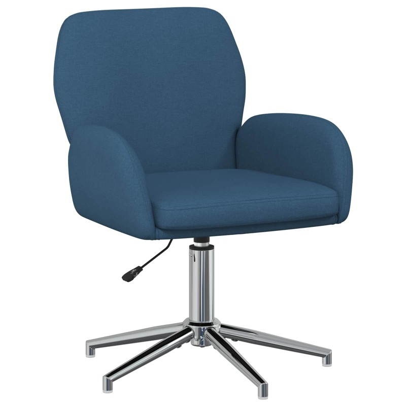 vidaXL Γυροσκοπική Καρέκλα Γραφείου 54 x 58 x 90 εκ. Μπλε Ύφασμα
