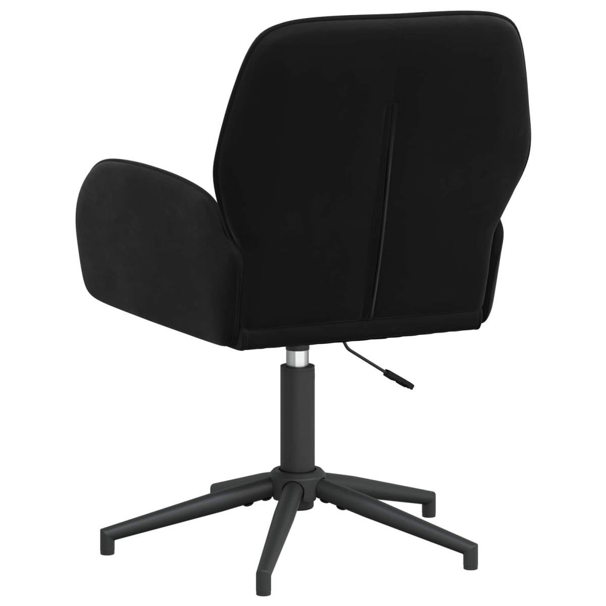 vidaXL Γυροσκοπική Καρέκλα Γραφείου 54 x 55 x 90 εκ Μαύρο Βελούδο