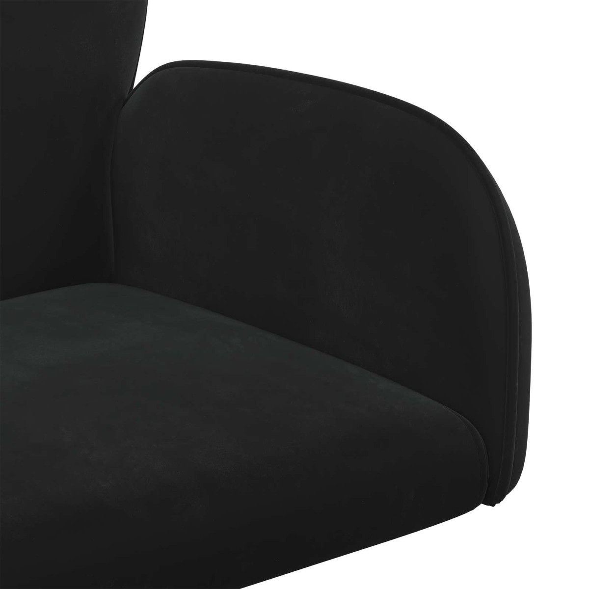 vidaXL Γυροσκοπική Καρέκλα Γραφείου 54 x 55 x 90 εκ Μαύρο Βελούδο