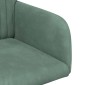 vidaXL Καρέκλες φαγητού 2 τμχ. Βελούδο Θαλασσί 55 x 50 x 84 εκ.