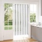 vidaXL Κουρτίνα εντόμων Chenille Ανοιχτό Γκρι και Λευκό 100 x 200 cm