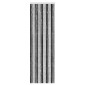 vidaXL Κουρτίνα εντόμων Chenille Γκρι και Μαύρο 56 x 185 cm 100% PP