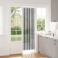 vidaXL Κουρτίνα εντόμων Chenille Γκρι και Μαύρο 56 x 200 cm 100% PP