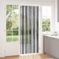 vidaXL Κουρτίνα εντόμων Chenille Γκρι και Μαύρο 90 x 220 cm 100% PP