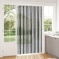 vidaXL Κουρτίνα εντόμων Chenille Γκρι και Μαύρο 118 x 220 cm 100% PP