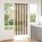 vidaXL Κουρτίνα εντόμων Chenille Σκούρο καφέ και μπεζ 90 x 200 cm