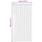 vidaXL Κουρτίνα εντόμων Chenille Σκούρο καφέ και μπεζ 100 x 200 cm