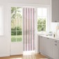 vidaXL Κουρτίνα εντόμων Chenille Ασημί Γκρι και Ροζ 56 x 200 cm