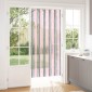 vidaXL Κουρτίνα εντόμων Chenille Ασημί Γκρι και Ροζ 90 x 200 cm