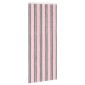 vidaXL Κουρτίνα εντόμων Chenille Ασημί Γκρι και Ροζ 90 x 220 cm