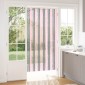 vidaXL Κουρτίνα εντόμων Chenille Ασημί Γκρι και Ροζ 100 x 200 cm