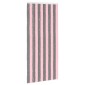 vidaXL Κουρτίνα εντόμων Chenille Ασημί Γκρι και Ροζ 100 x 220 cm