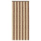 vidaXL Κουρτίνα εντόμων Chenille Καφέ και μπεζ 100 x 230 cm 100% PP