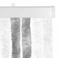 vidaXL Κουρτίνα εντόμων Chenille Γκρι και Λευκό 56 x 200 cm 100% PP