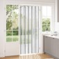 vidaXL Κουρτίνα εντόμων Chenille Γκρι και Λευκό 90 x 220 cm 100% PP