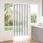 vidaXL Κουρτίνα εντόμων Chenille Γκρι και Λευκό 100 x 200 cm 100% PP