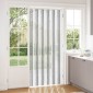 vidaXL Κουρτίνα εντόμων Chenille Γκρι και Λευκό 100 x 220 cm 100% PP