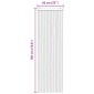 vidaXL Κουρτίνα εντόμων Chenille Γκρι και Μπεζ 56 x 185 cm 100% PP