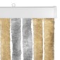 vidaXL Κουρτίνα εντόμων Chenille Γκρι και Μπεζ 56 x 200 cm 100% PP