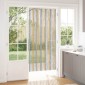 vidaXL Κουρτίνα εντόμων Chenille Γκρι και Μπεζ 90 x 200 cm 100% PP