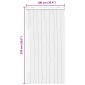 vidaXL Κουρτίνα εντόμων Chenille Γκρι και Μπεζ 100 x 230 cm 100% PP