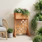 vidaXL Καθέτος κήπος με πέργκολα Πορτοκαλί 48 x 30 x 70,5 εκ