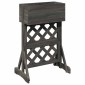 vidaXL Καθέτος κήπος με πέργκολα Γκρι 48 x 30 x 70,5 εκ