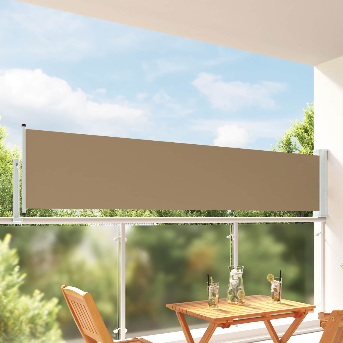 vidaXL Προστασία Πλευράς 60 x 300 cm 100% πολυεστέρας σίδερο χάλυβας