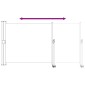 vidaXL Προστασία Πλευράς 140 x 300 cm 100% πολυεστέρας σίδερο χάλυβας