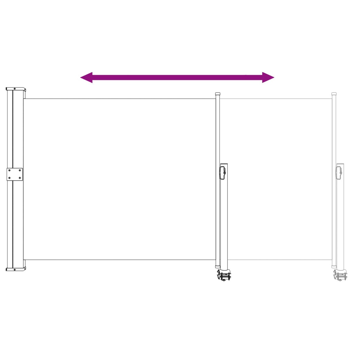 vidaXL Προστασία Πλευράς 160 x 300 cm 100% πολυεστέρας σίδερο χάλυβας