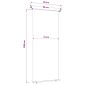 vidaXL Αυλούπα Πλευράς Μπαλκονιού 80 x 250 cm