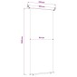 vidaXL Αυλούπα Πλευράς Μπαλκονιού 100 x 250 cm