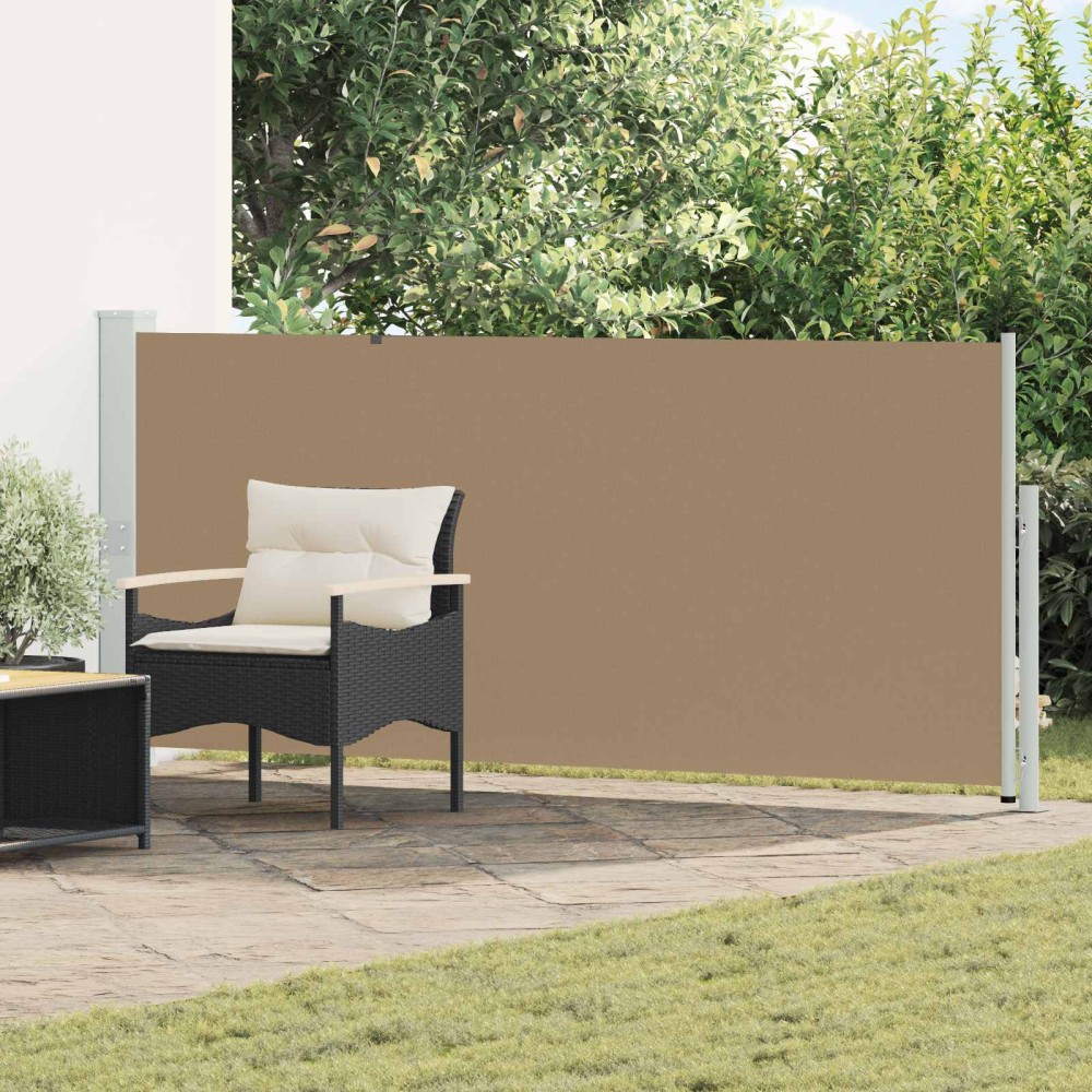 vidaXL Ανακλινόμενος Πλευρικός Απλώστρα 160 x 500 cm Πολυεστέρας