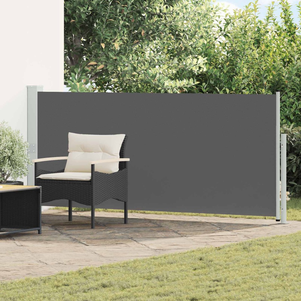 vidaXL Ανακλινόμενος Πλευρικός Απλώστρα 160 x 500 cm Πολυεστέρας
