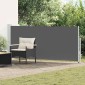 vidaXL Ανακλινόμενος Πλευρικός Απλώστρα 160 x 500 cm Πολυεστέρας