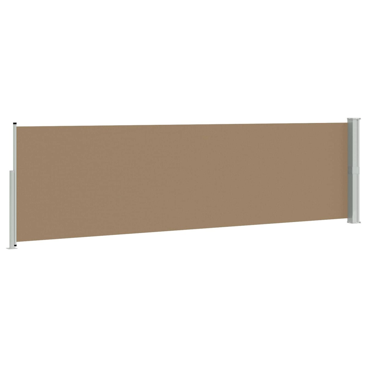 vidaXL Ανακλινόμενος Πλευρικός Απλώστρα 117 x 600 cm Πολυεστέρας