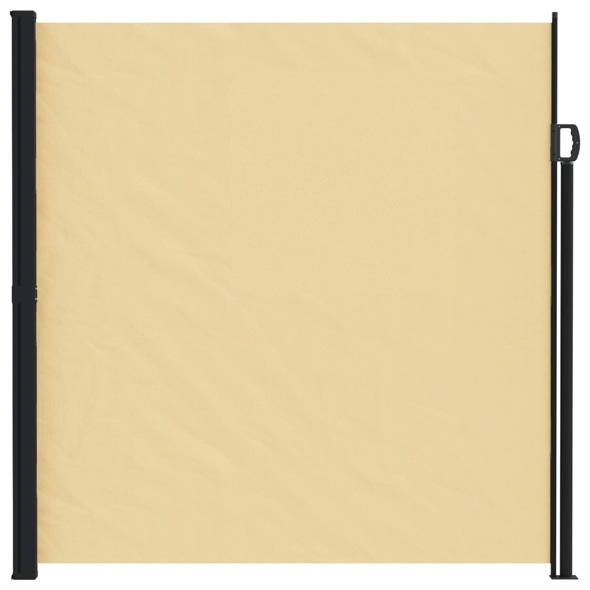 vidaXL Ανακλινόμενος Πλευρικός Απλώστρα Άμμος 500 x 180 εκ.