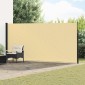 vidaXL Ανακλινόμενος Πλευρικός Απλώστρα Άμμος 500 x 220 εκ.