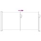 vidaXL Ανακλινόμενος Πλευρικός Απλώστρα 300 x 100 cm Πολυεστέρας