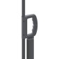 vidaXL Ανακλινόμενος Πλευρικός Απλώστρα 120 x 300 cm