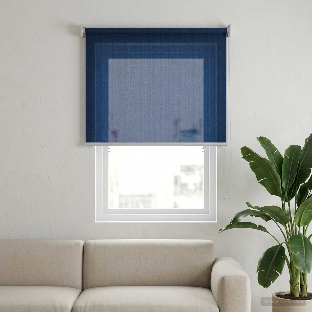 vidaXL Ρολό Εξωτερικού Χώρου 90% Φραγμός UV Μπλε 80 x 140 cm HDPE
