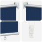 vidaXL Ρολό Εξωτερικού Χώρου 90% Φραγμός UV Μπλε 80 x 140 cm HDPE