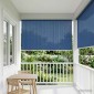 vidaXL Ρολό Εξωτερικού Χώρου 90% Φραγμός UV Μπλε 140 x 140 cm HDPE