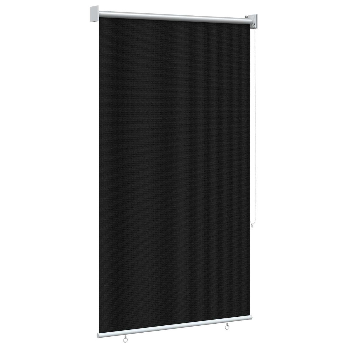 vidaXL Ρολό Εξωτερικού Χώρου 90% Φραγμός UV Μαύρο 80 x 140 cm HDPE
